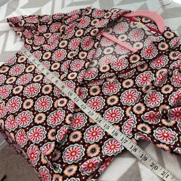 BODEN Fixed Wrap Jersey Dress Floral Daisy size 14R - Picture 6 of 8